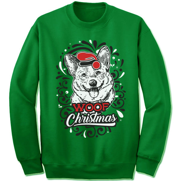 Corgi Ugly Christmas Sweater. Merry Christmas Sweaters