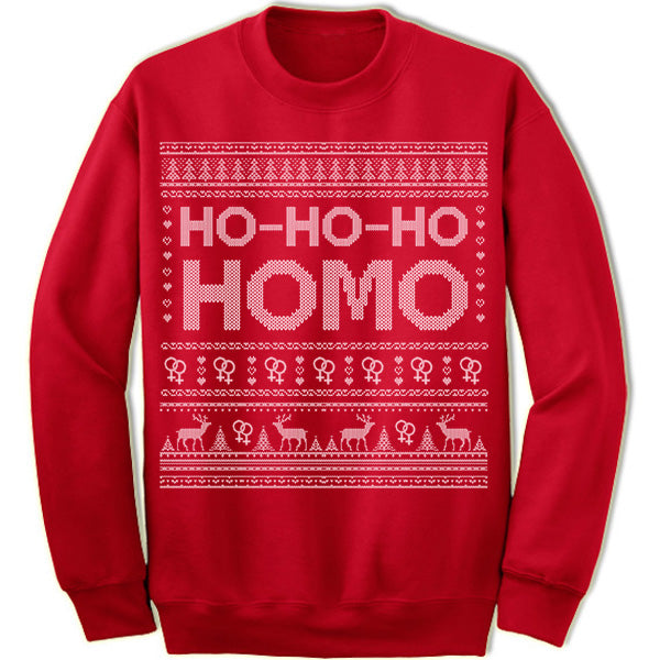 Ho ho ho deals ugly christmas sweater