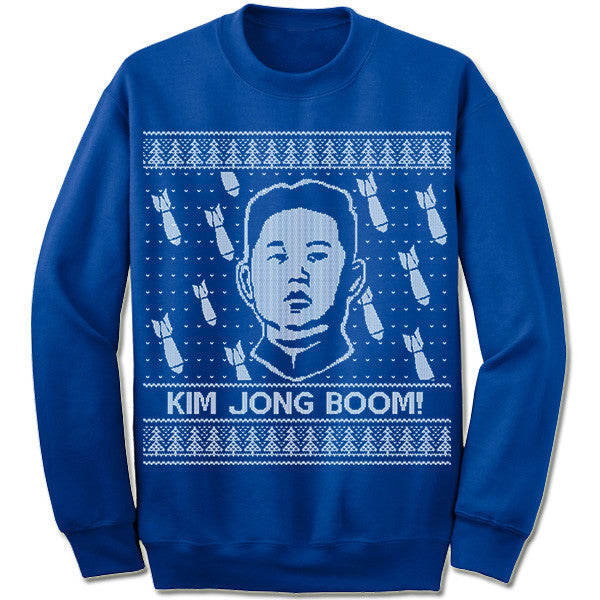 Kim Jong Ugly Christmas Sweater. Merry Christmas Sweaters