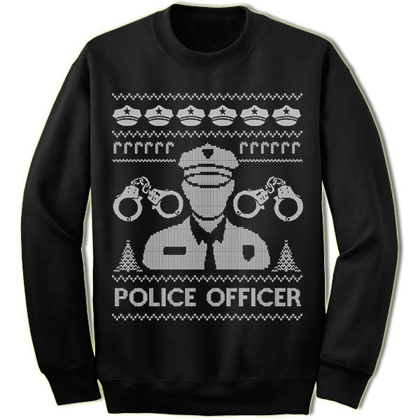 Police christmas sweater online