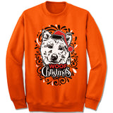 Akita Ugly Christmas Sweater.