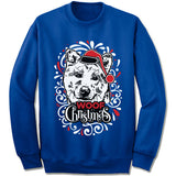 Akita Ugly Christmas Sweater.