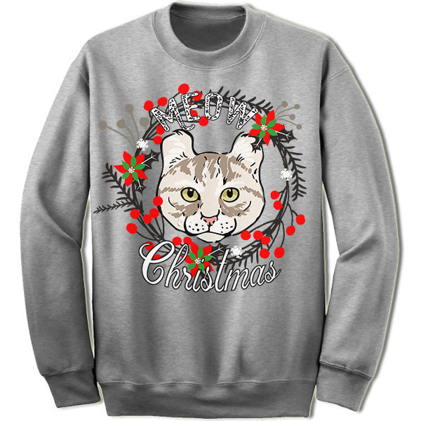 American Curl Cat Ugly Christmas Sweater