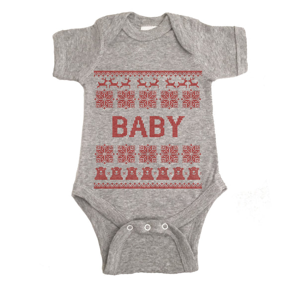 Baby Ugly Christmas Onesie.