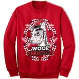 Basenji Ugly Christmas Sweater.