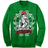 Basset Hound Ugly Christmas Sweatshirt
