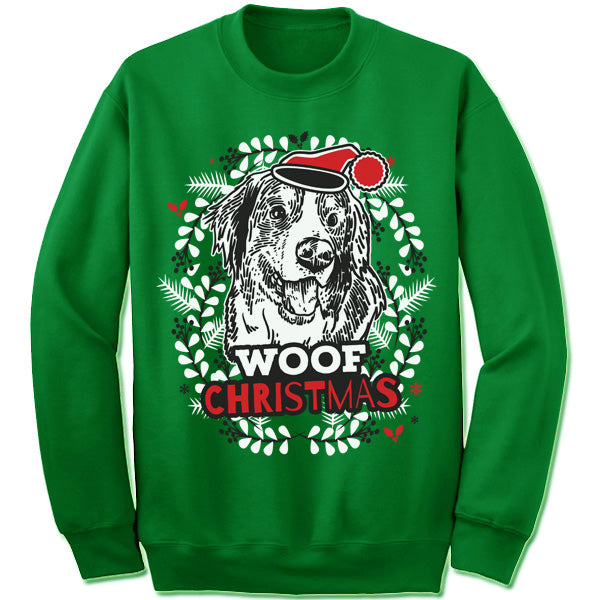 Dog christmas sweatshirt on sale
