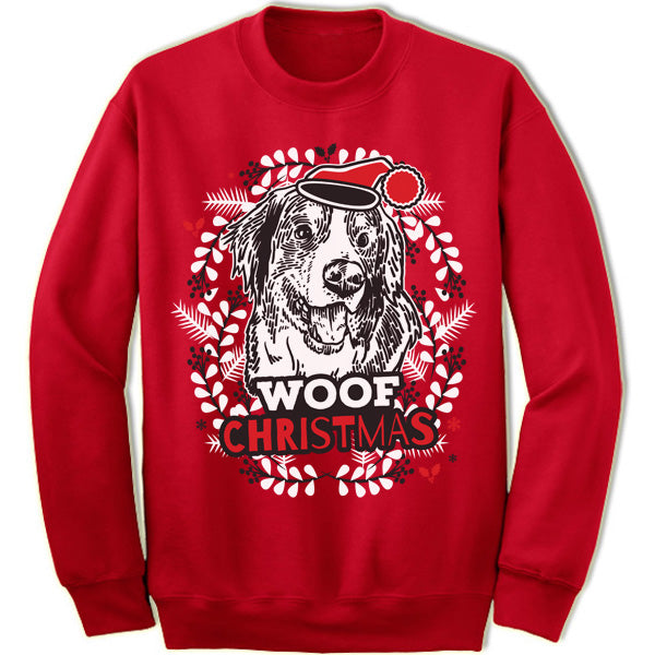 Bernese Mountain Dog Ugly Christmas Sweater.