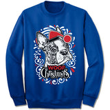 Boston Terrier Ugly Christmas Sweater.
