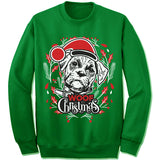 Boxer Ugly Christmas Sweater.