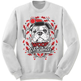 Bulldog Ugly Christmas Sweater.