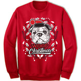Bulldog Ugly Christmas Sweatshirt