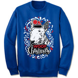Bull Terrier Ugly Christmas Sweater.