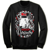 Bull Terrier Ugly Christmas Sweater.