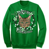 Bengal Cat Ugly Christmas Sweater.