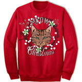 Bengal Cat Ugly Christmas Sweater.