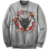 Bombay Cat Ugly Christmas Sweater.