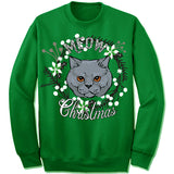 Chartreux Ugly Christmas Sweater