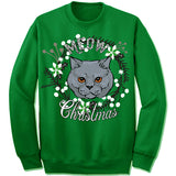 Chartreux Ugly Christmas Sweater