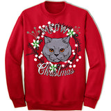 Chartreux Ugly Christmas Sweatshirt