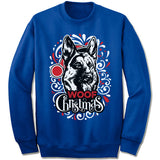 German Shepherd Ugly Christmas Sweatshirt