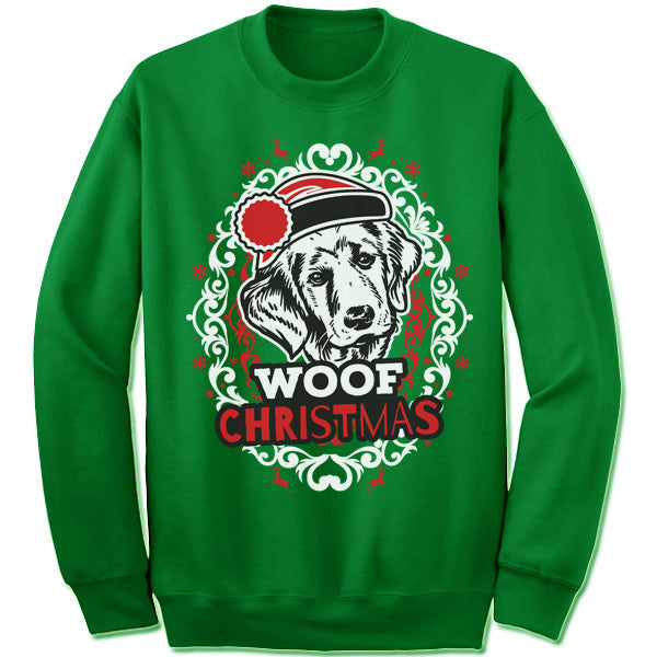 Golden Retriever Ugly Christmas Sweater. – Merry Christmas Sweaters