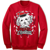 Maltese Ugly Christmas Sweater