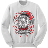 Mastiff Ugly Christmas Sweater.