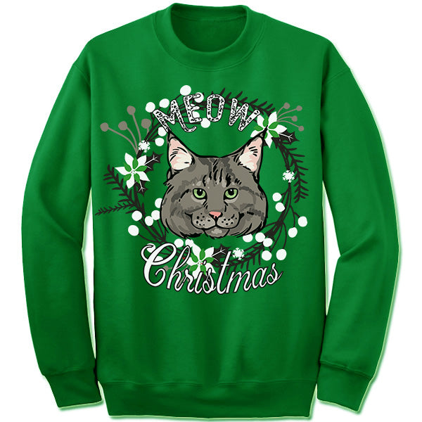 Maine Coon Cat Ugly Christmas Sweater