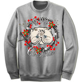 Persian Cat Ugly Christmas Sweater.