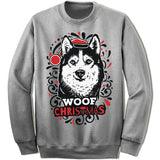 Siberian Husky Ugly Christmas Sweater.