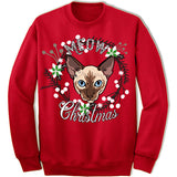Seamese Ugly Christmas Sweater.