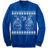 Dessert Ugly Christmas Sweater. Cupcake. Muffin. Cherry.