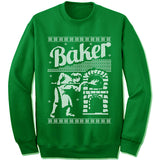 Baker Ugly Christmas Sweater.
