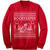 Bookkeeper Ugly Christmas Sweater.