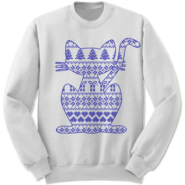 Cat Ugly Christmas Sweater.