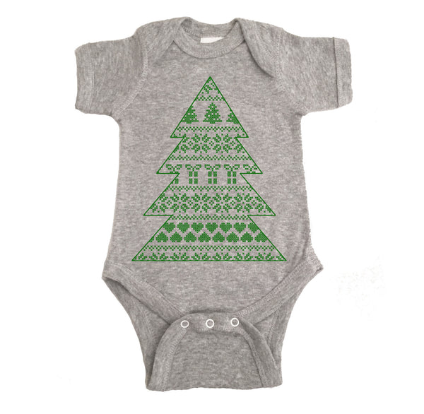 Christmas Tree Ugly Christmas Onesie. – Merry Christmas Sweaters