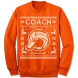 Coach Ugly Christmas Sweater.