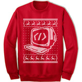 Coder Ugly Christmas Sweatshirt