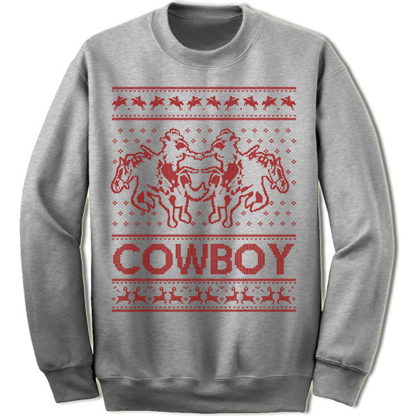 Cowboy Ugly Christmas Sweater. – Merry Christmas Sweaters