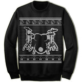 Drummer Ugly Christmas Sweater.