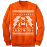 Electrician Ugly Christmas Sweater.