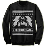 Electrician Ugly Christmas Sweater.