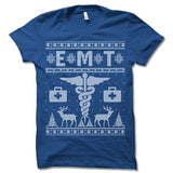 EMT Christmas Ugly T-Shirt.