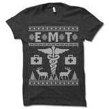 EMT Christmas Ugly T-Shirt.