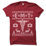 EMT Christmas Ugly T-Shirt.