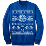Firefighter Ugly Christmas Sweater.