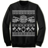 Firefighter Ugly Christmas Sweater.