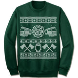 Firefighter Ugly Christmas Sweater.