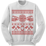 Firefighter Ugly Christmas Sweater.